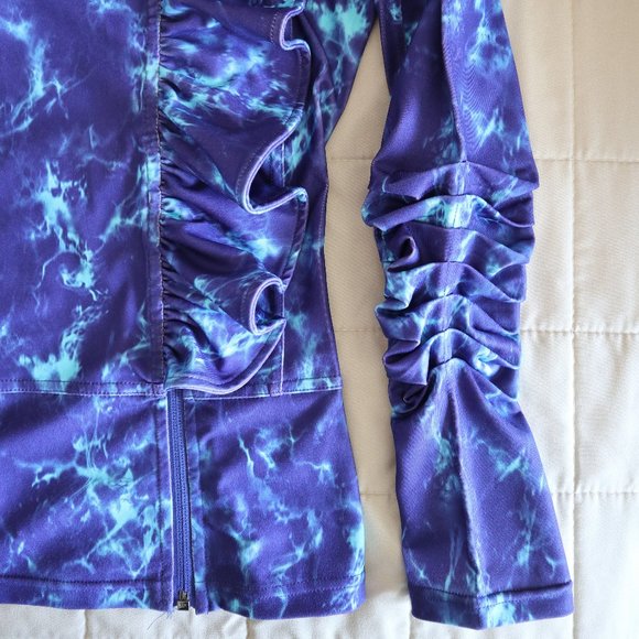Blue Karma San Suu Full Zip Jacket with Ruffle - Picture 6 of 9